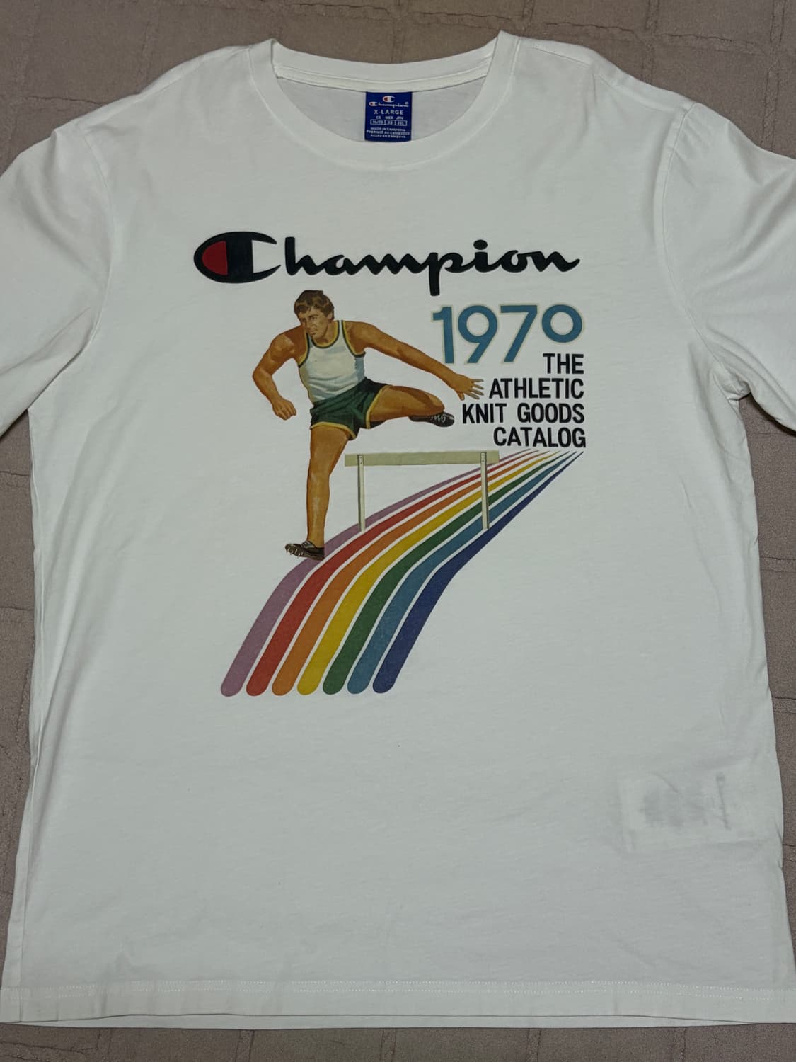 챔피온 애슬레틱 닛 굿즈 카탈로그 반팔티 상품이미지1