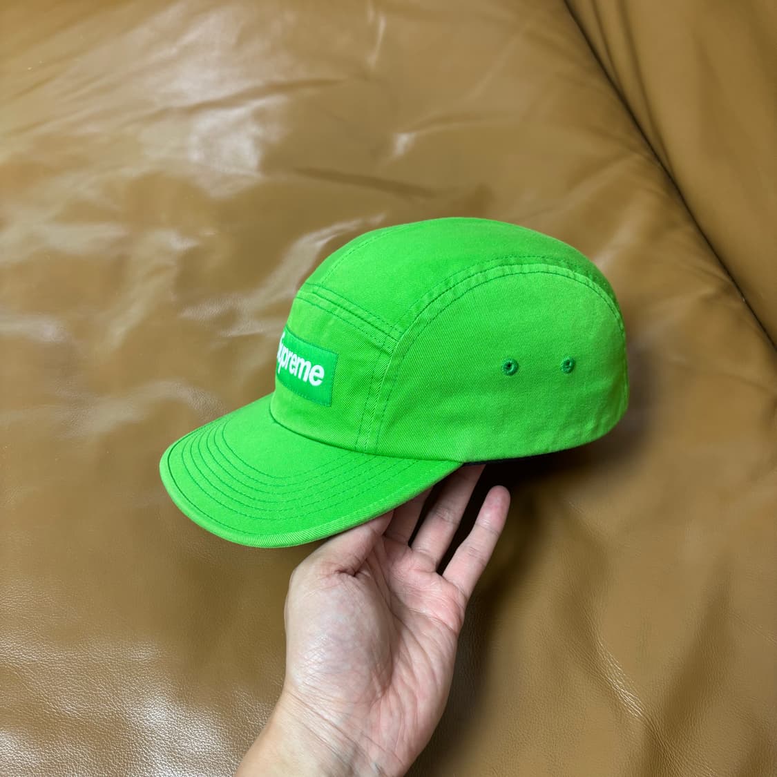 Supreme 슈프림 워시드 그린 캠프캡 모자 (Washed Green) 상품이미지4