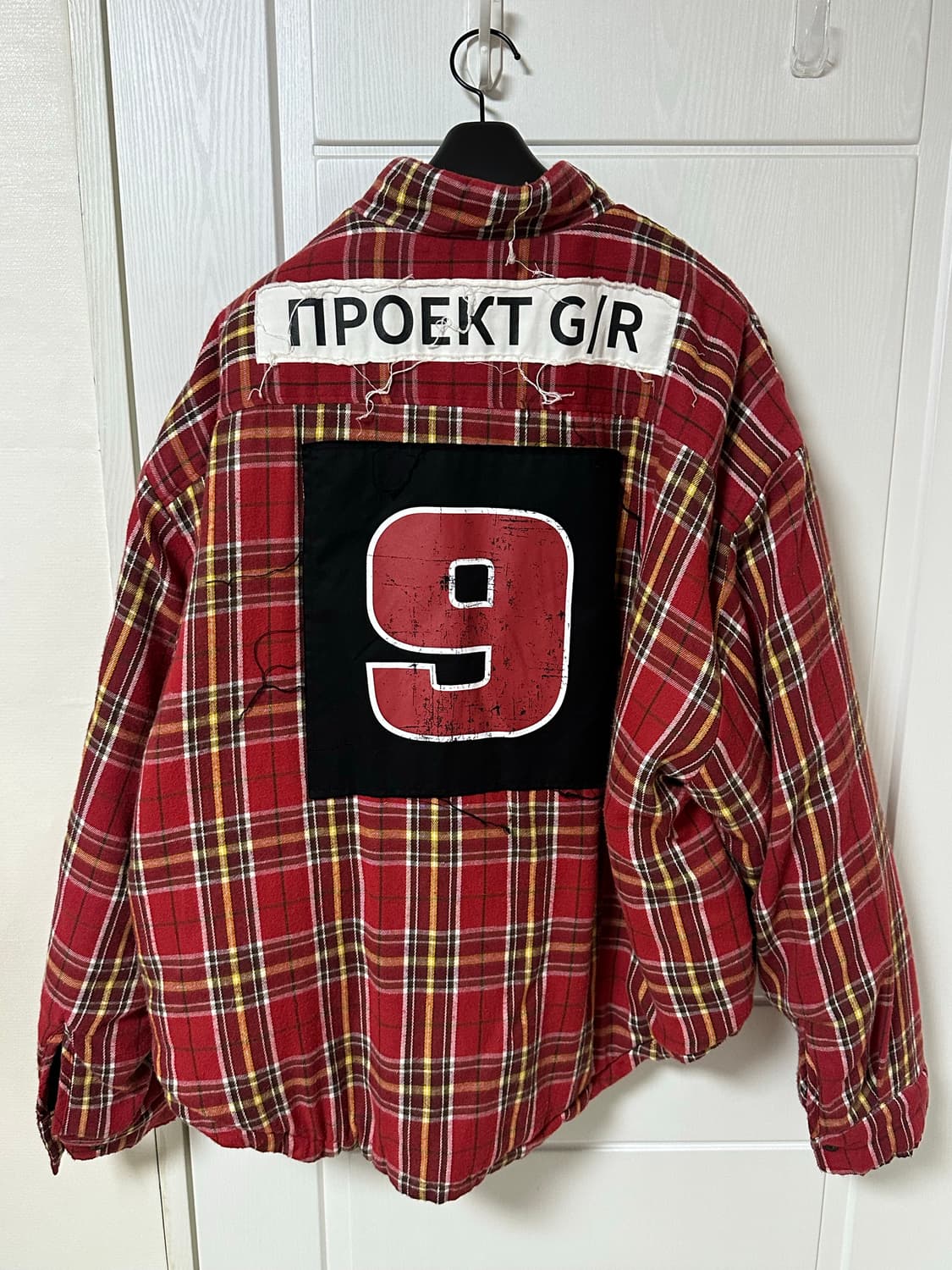 [1] 프로젝트gr 패디드 체크 셔츠  상품이미지2