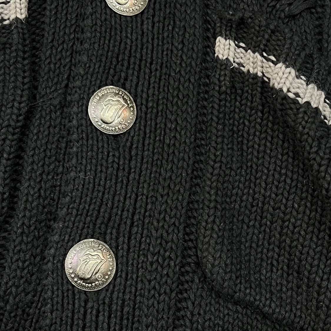  잭로즈 롤링스톤즈 버튼 가디건 y14209 상품이미지5