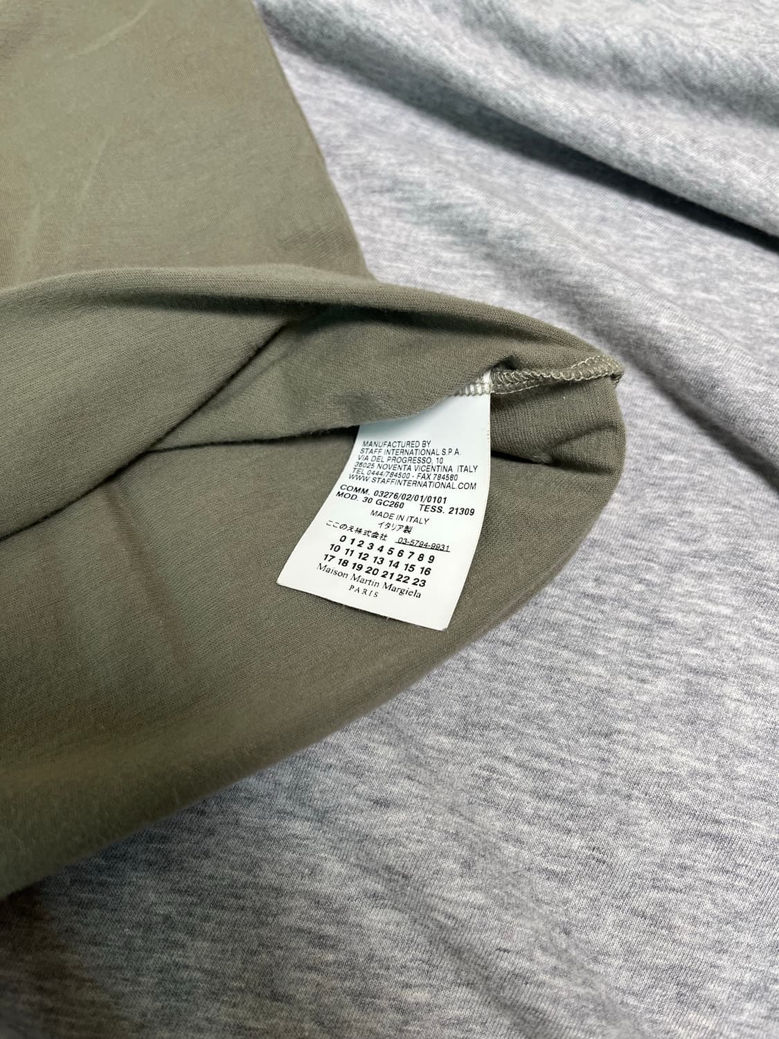 Martin Margiela Polo T shirts olive 상품이미지6