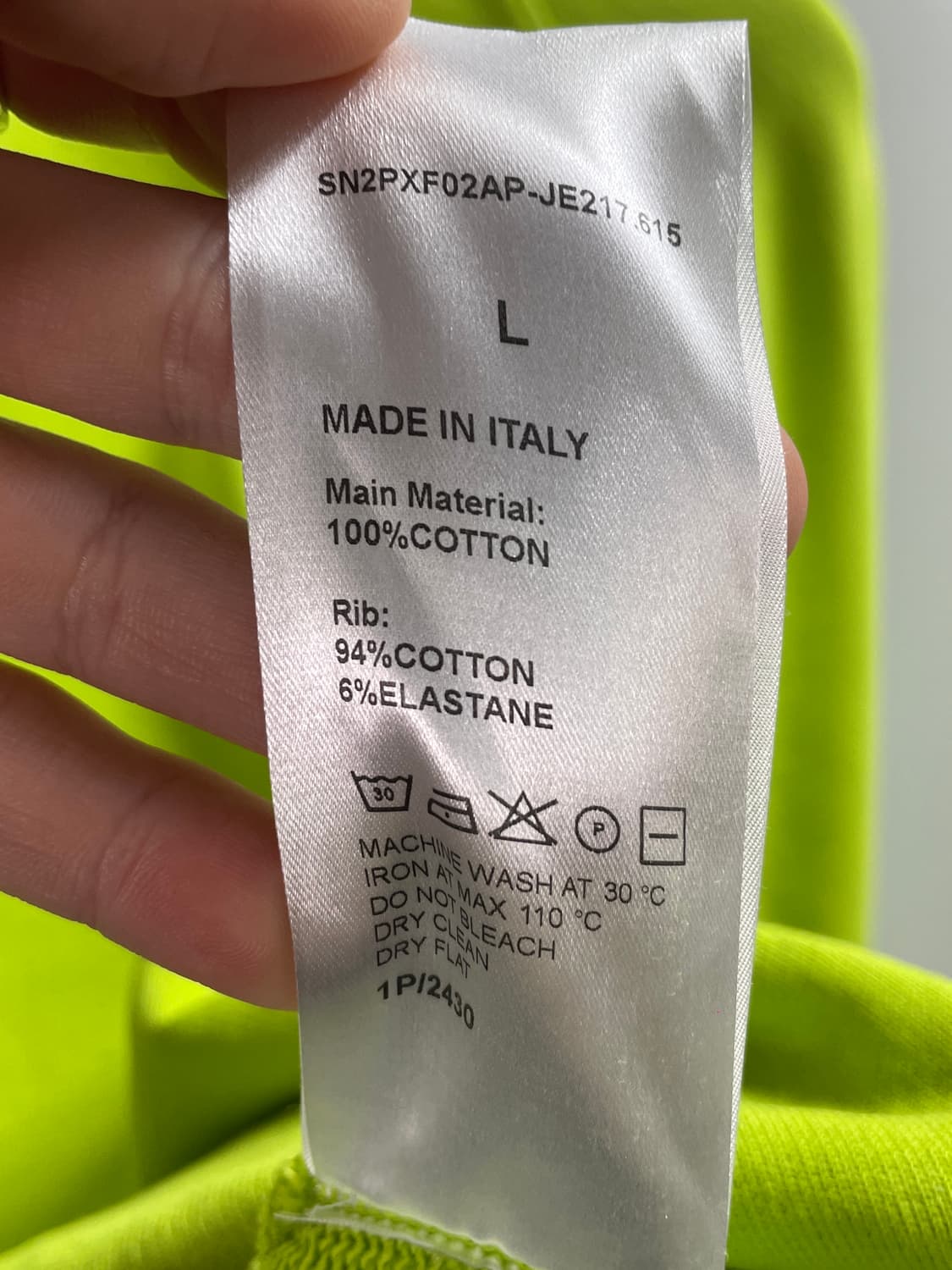 써네이 형광 로고 맨투맨 (on.524)   상품이미지6