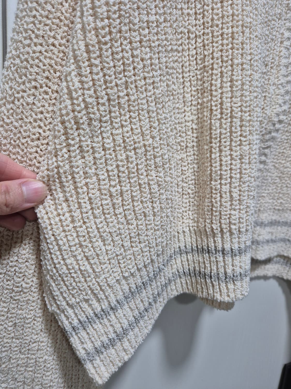 빈티지 크롭 니트 집업 가디건 상품이미지3