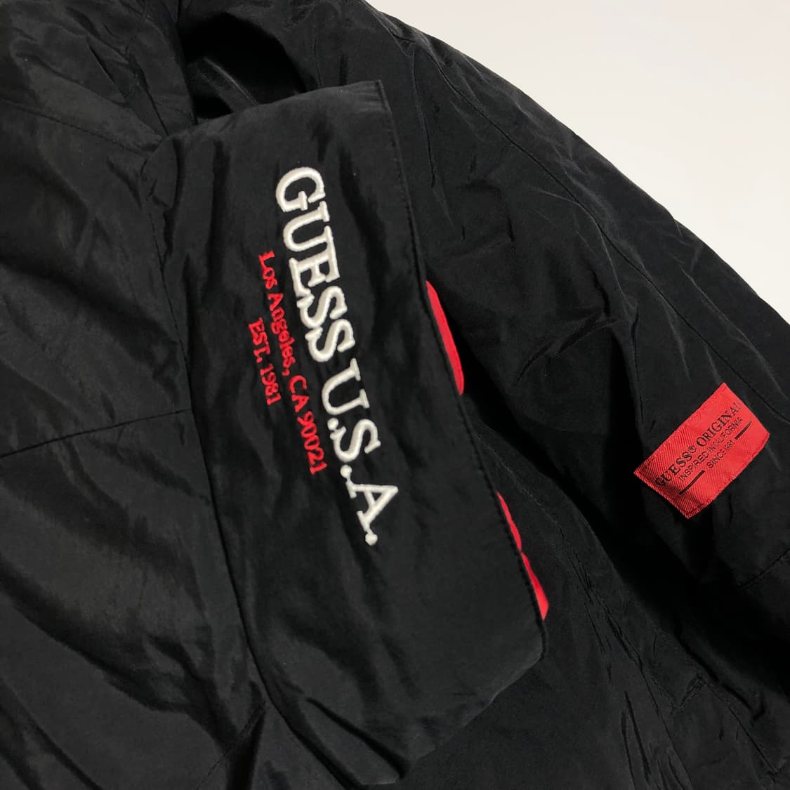 게스 USA 더블 점퍼 xs 상품이미지3