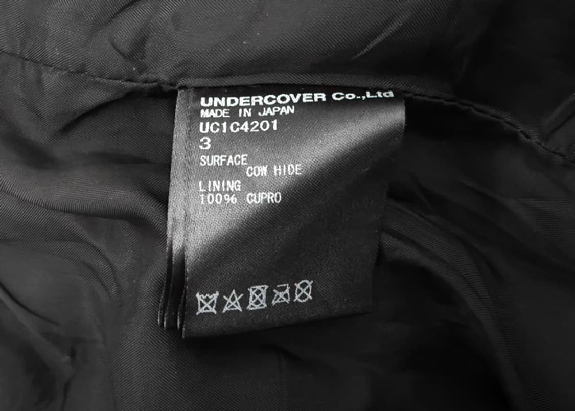 언더커버 카우하이드 라이더 자켓 상품이미지10