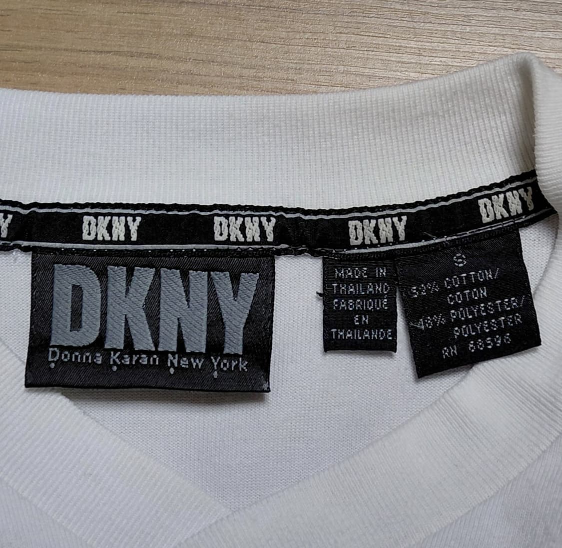 [105] 90s-00s DKNY TECHSYSTEM V넥 롱슬리브 상품이미지5