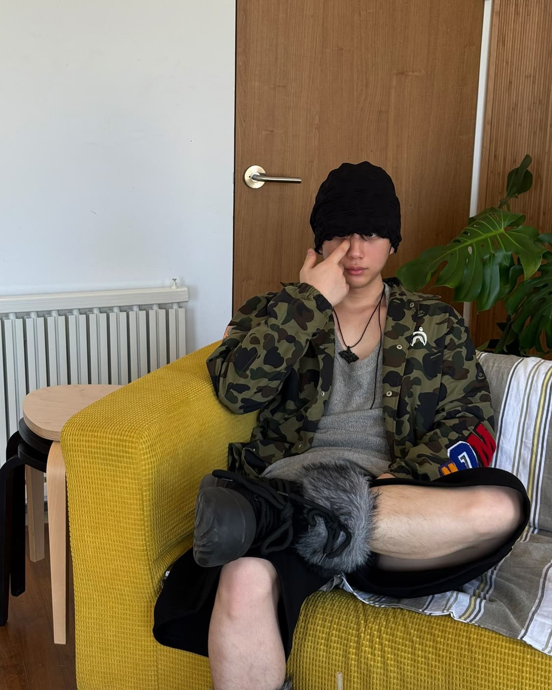 L)베이프 1ST 카모 샤크 코치 자켓 상품이미지3