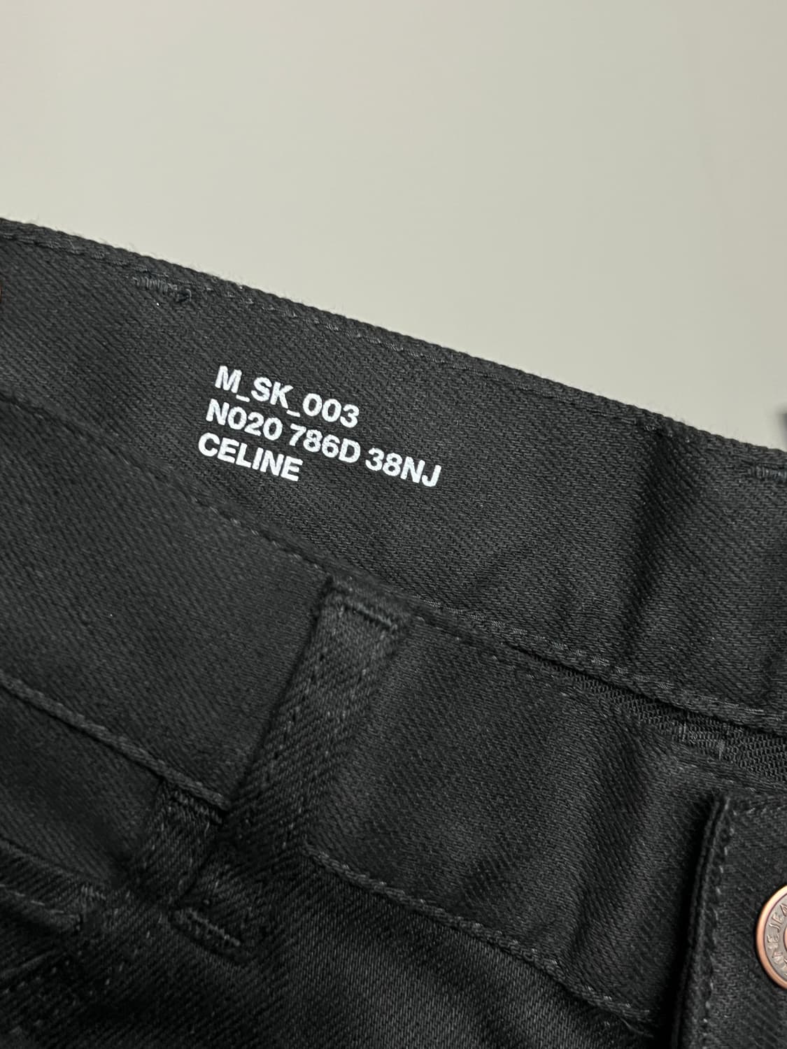 셀린 20SS celine 에디 슬리먼 블랙진  상품이미지3