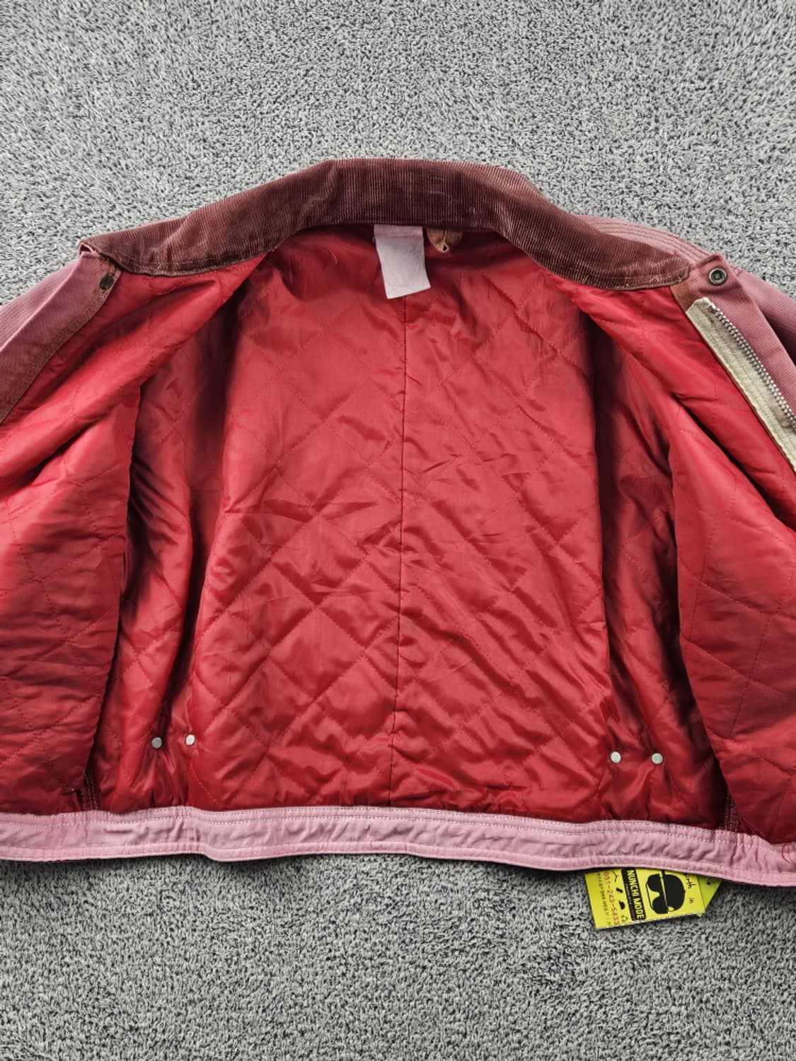 칼하트 커버올 핑크다잉 크롭 커스텀 자켓 ( L 추정 ) / 10608 상품이미지10