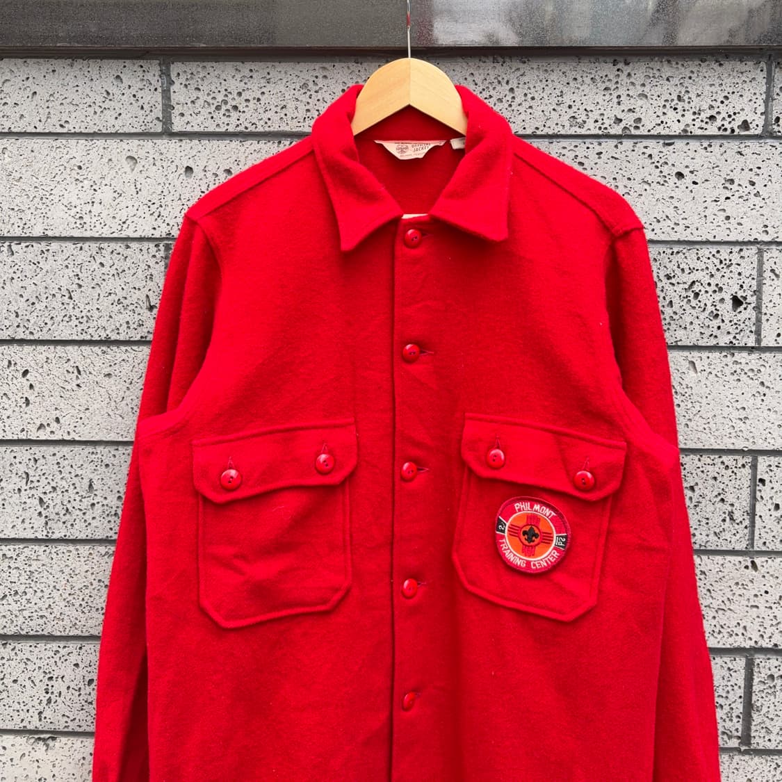 80s USA 보이스카우트 오브 아메리카 Philmont 공식 울 자켓 상품이미지3