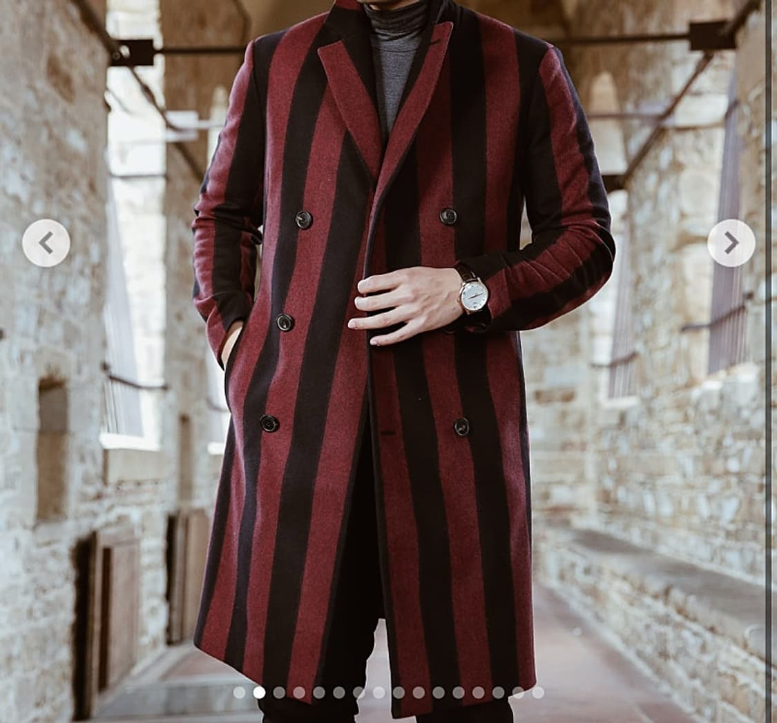 95) 띠어리 버건디 울코트  상품이미지1