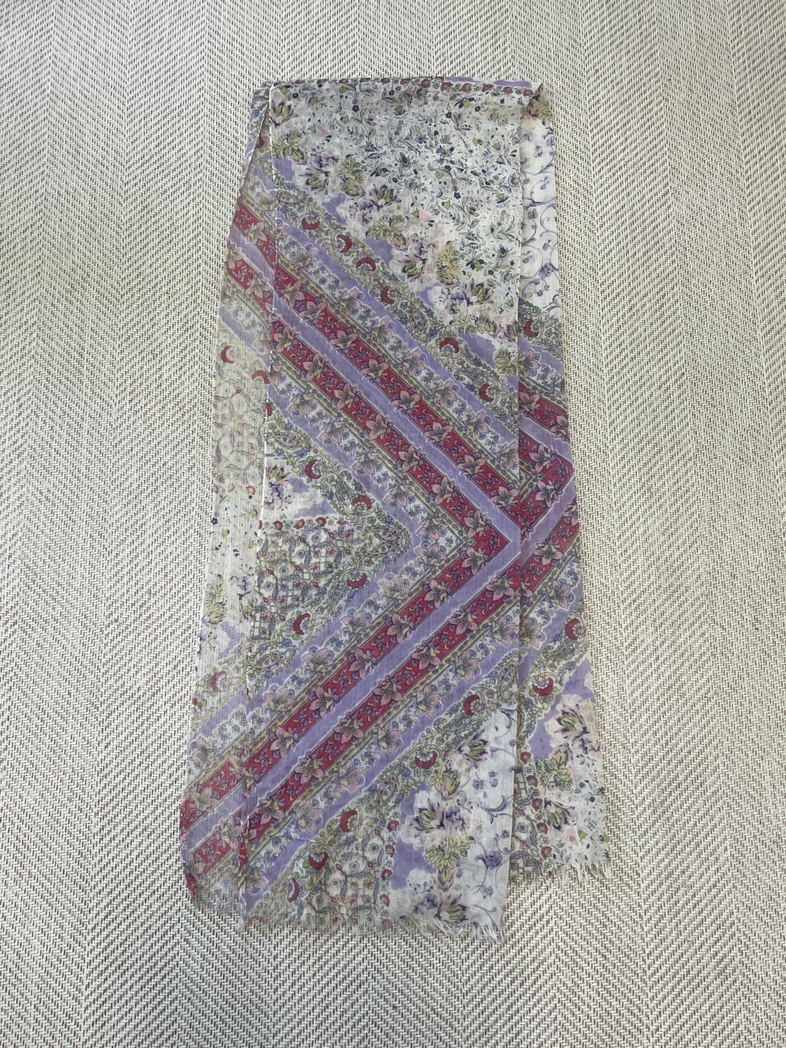 빈티지 에스닉 플라워 스카프 J03946 상품이미지5