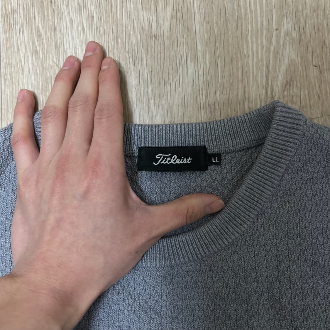 타이틀리스트 남성 골프웨어 라운드 니트 LL  상품이미지5