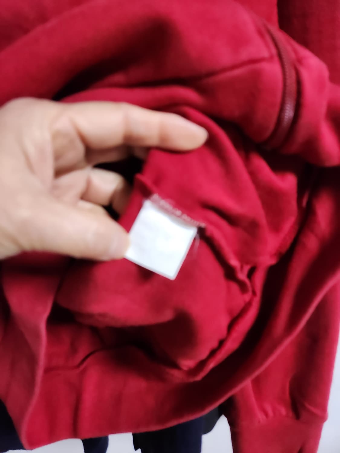 레드 후드집업 F(~95) 상품이미지5