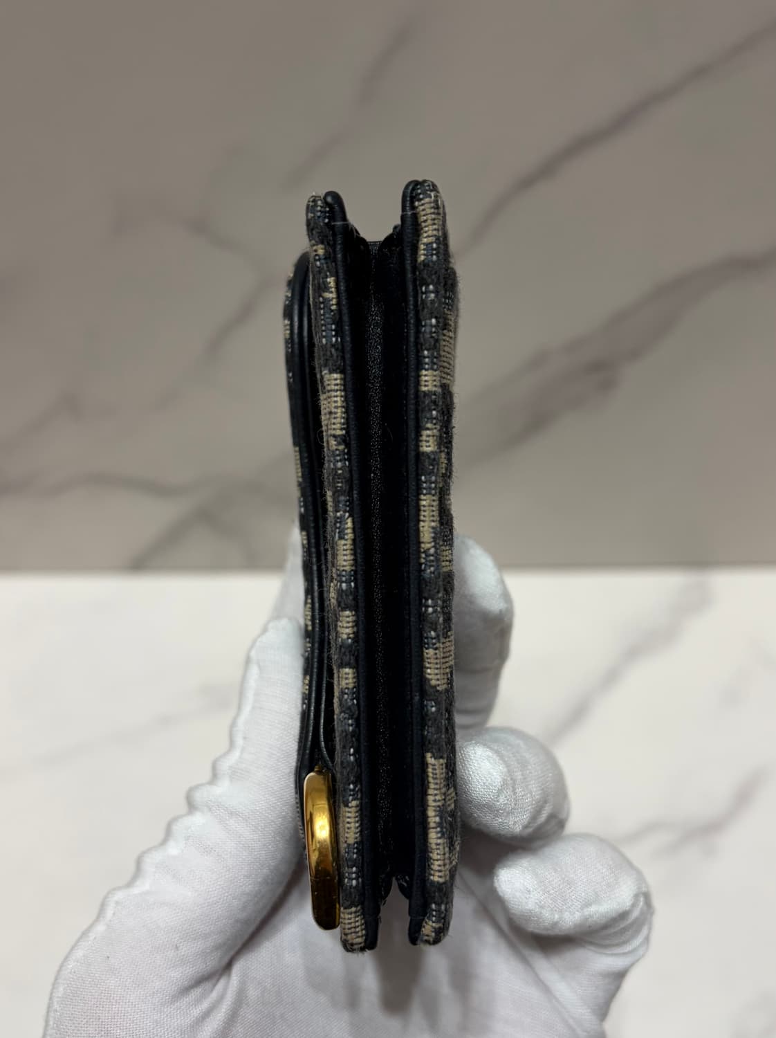 [정품] 디올 오블리크 새들 카드지갑 단품 상품이미지5