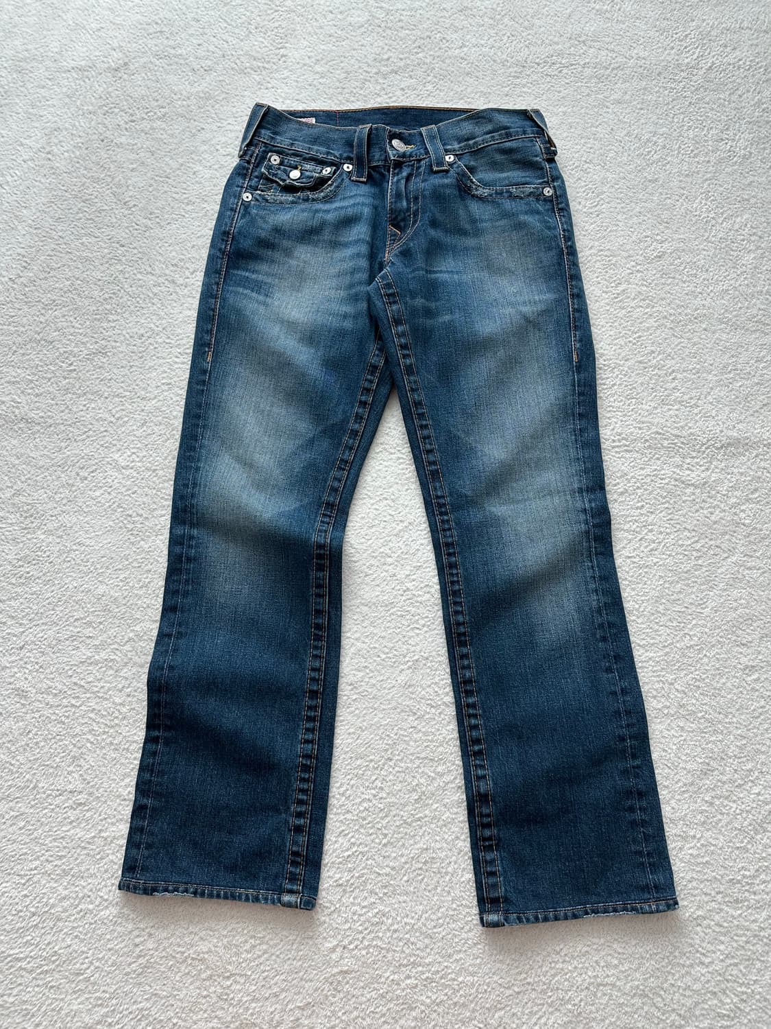 트루릴리전 리키 RICKY 부츠컷 데님팬츠 y2k 갸루 펑크 상품이미지2