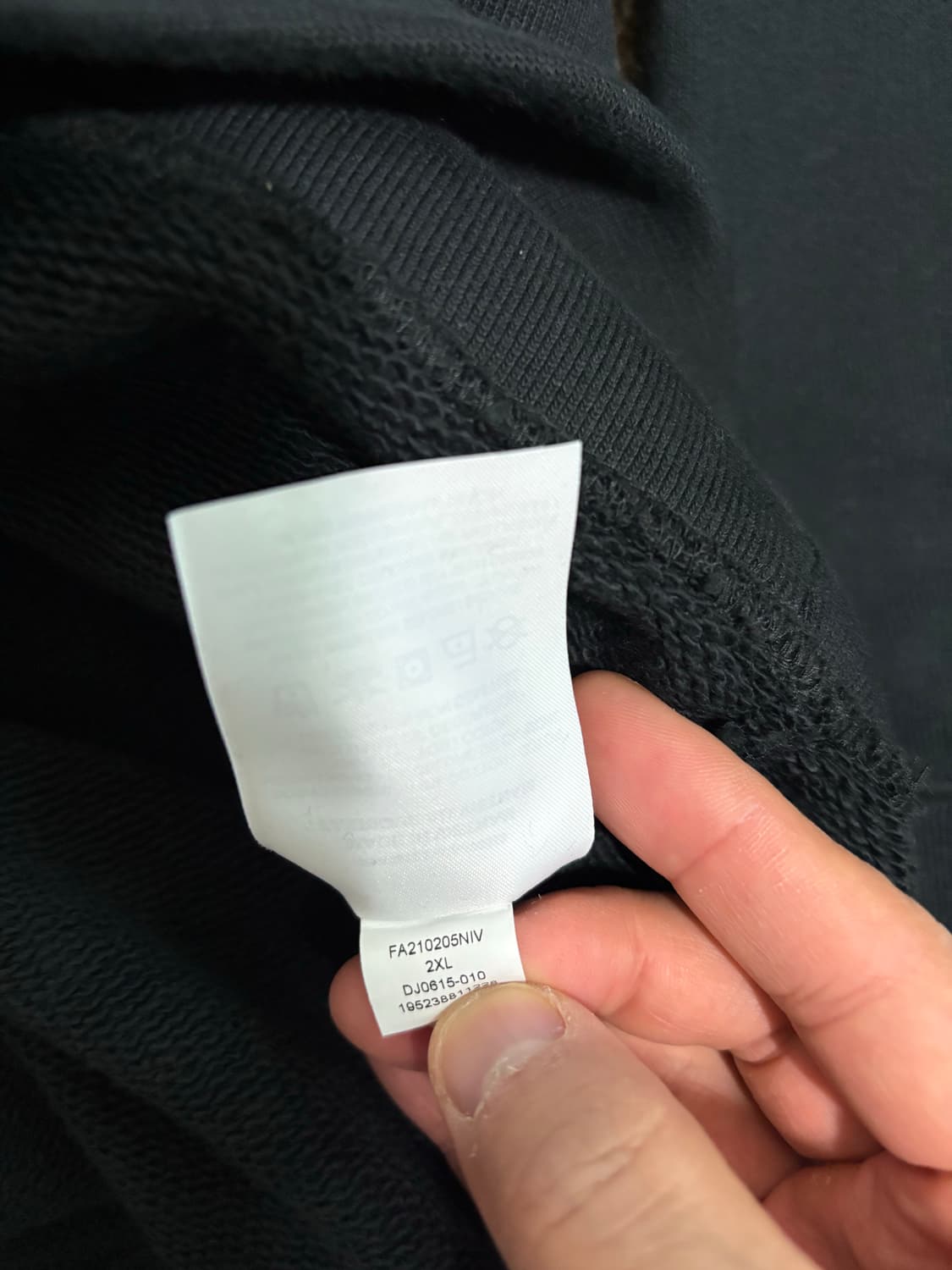 조던 x 트래비스 스캇 x 프라그먼트 후드 블랙 상품이미지4