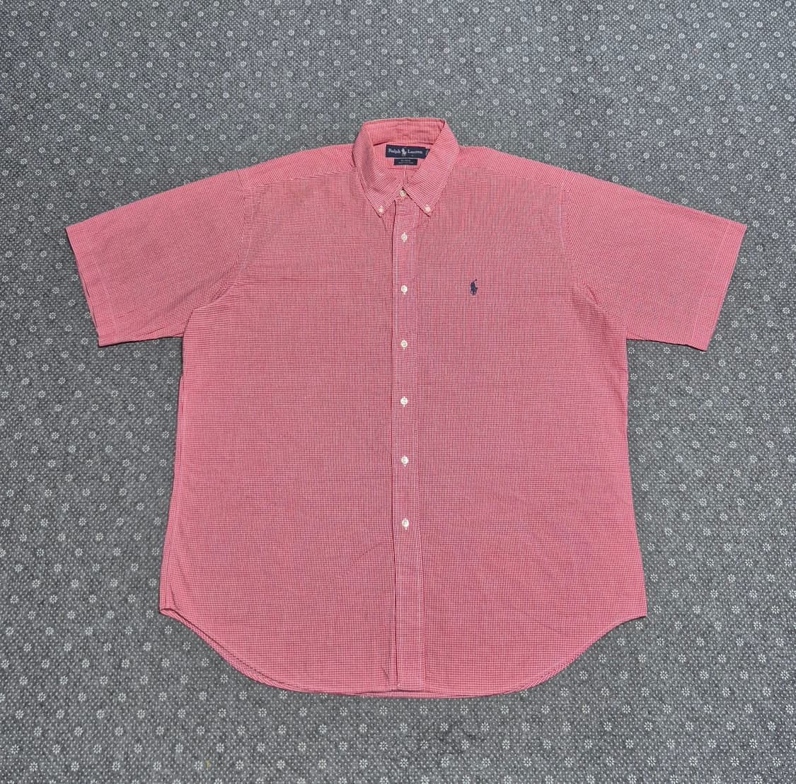 [L] 폴로 박스핏 블레이크 버건디 체크-505 상품이미지1