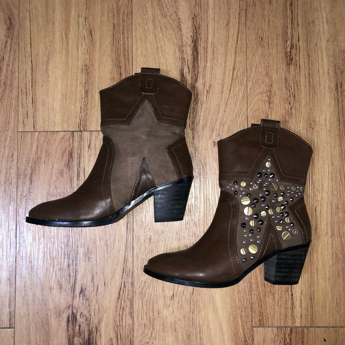 브라운 별 부츠 🏮 상품이미지1