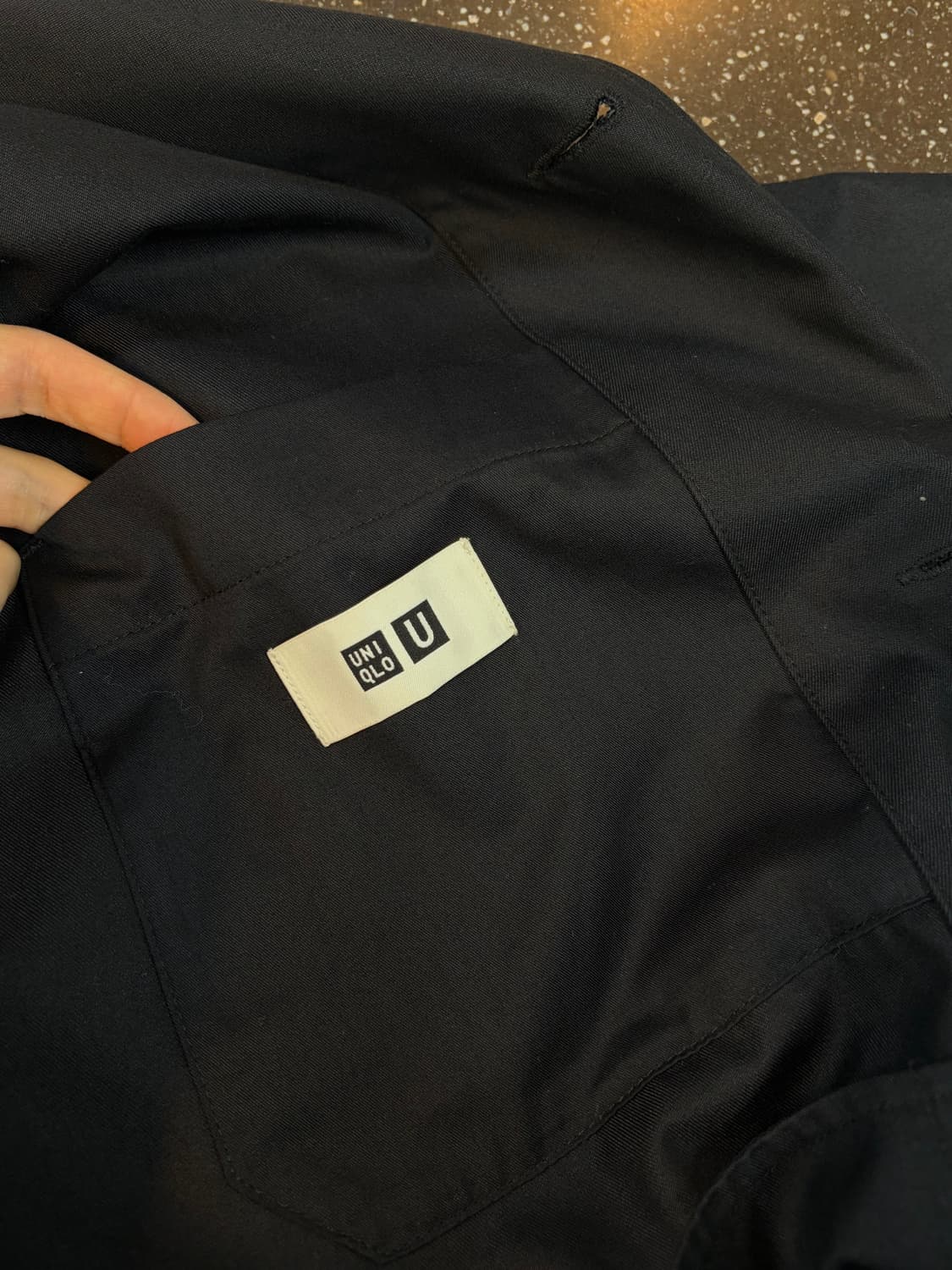 유니클로 U 오버사이즈 발마칸 코트 트렌치 상품이미지6