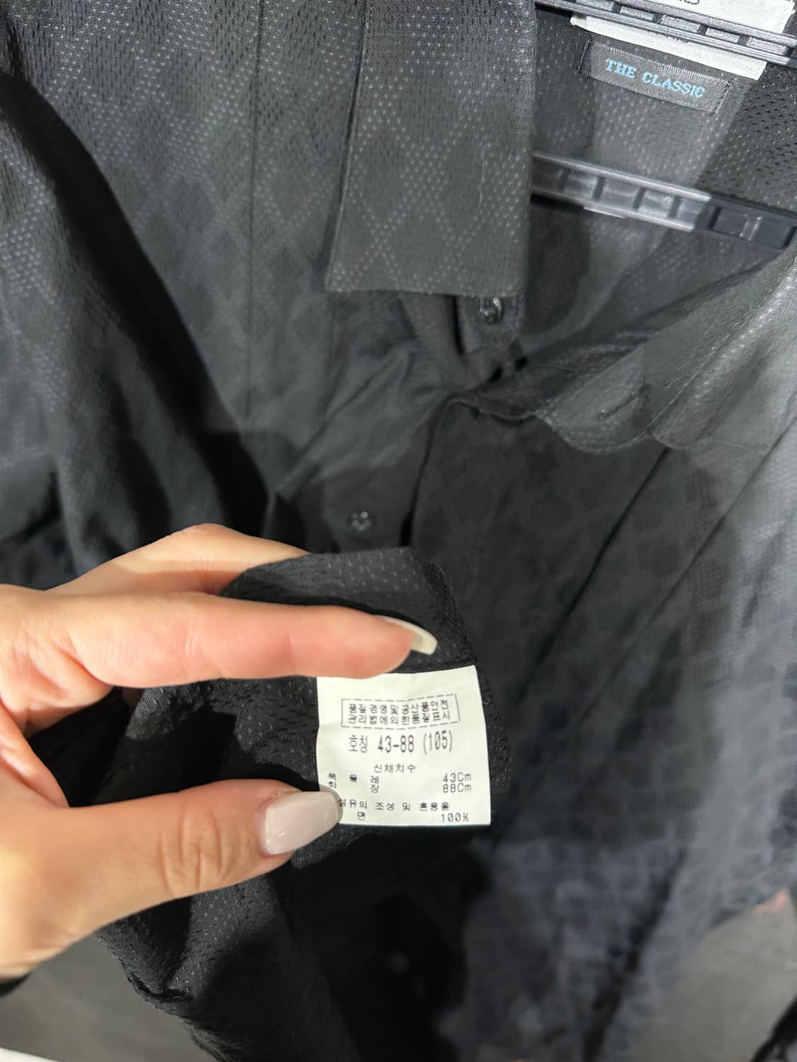 발렌시아가 고딕 블랙 클래식 패턴 셔츠 자켓 L 상품이미지10