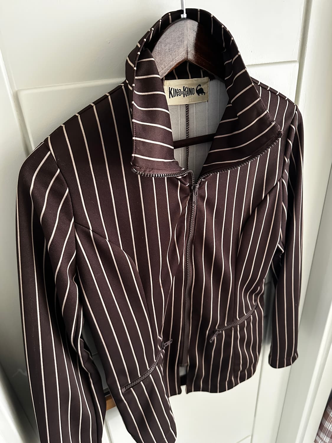 Kinokino 스트라이프 집업 자켓  상품이미지1