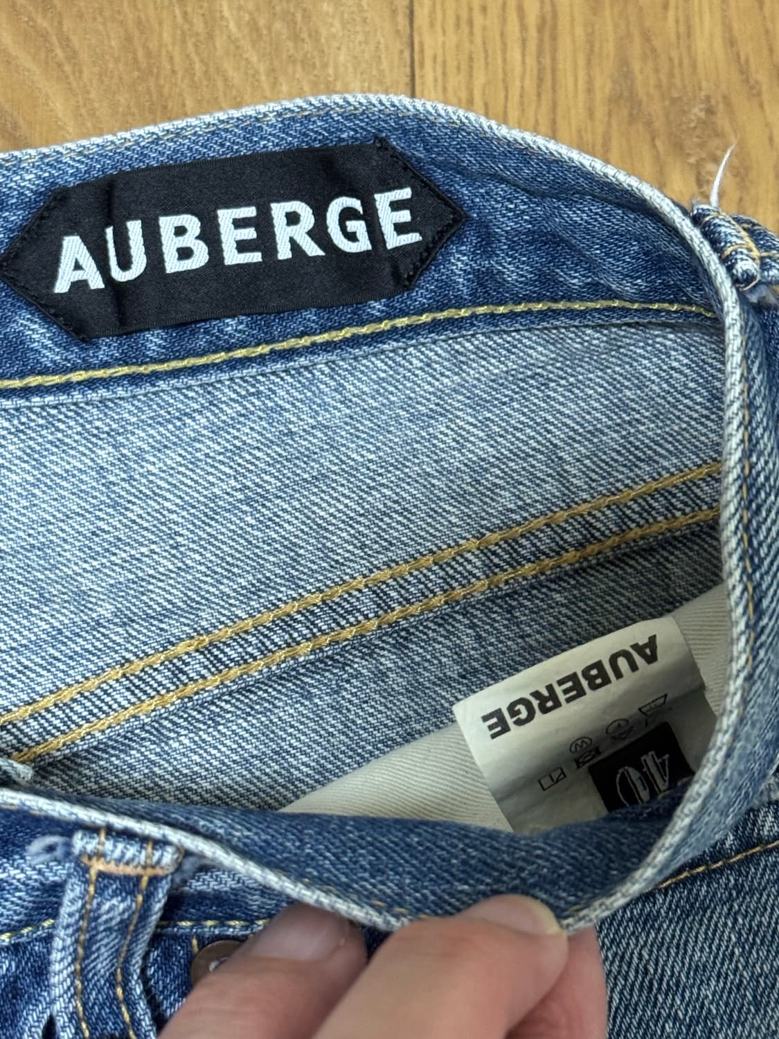 [40] 오베르쥬(auberge) 어드레서 샵 별주 빈티지워시 데님 상품이미지5