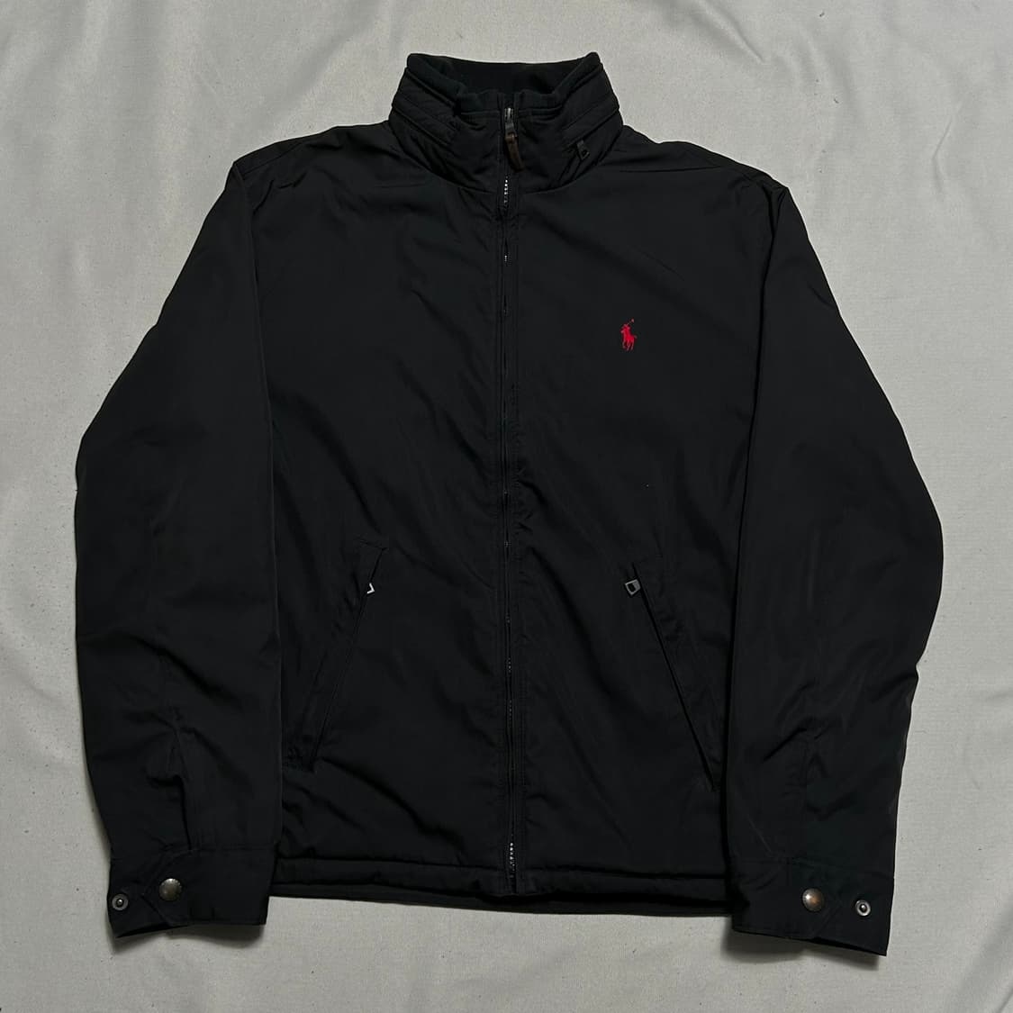 L 폴로랄프로렌 내장후드 블랙 폴리쉘 페리 자켓 상품이미지2