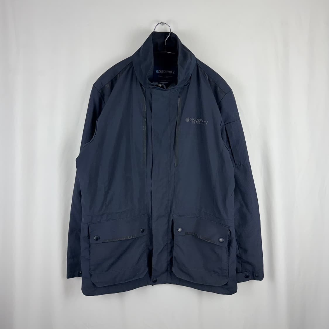 (100) 디스커버리 익스페디션 루트번 변형 사파리 바람막이 네이비 상품이미지2