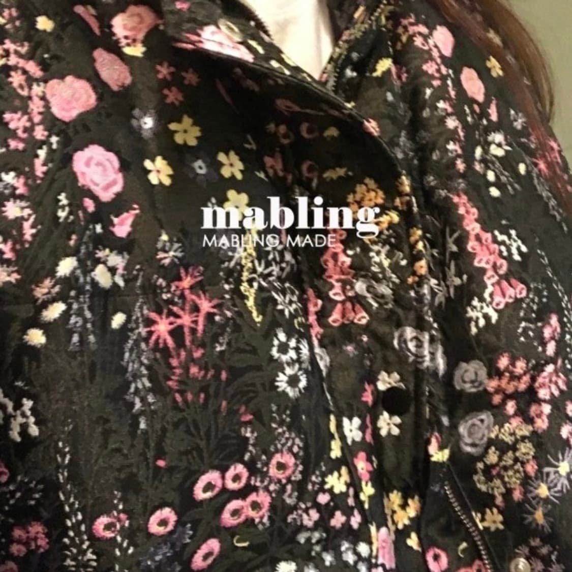 mabling Flower Jacquard Down Puffer 상품이미지6