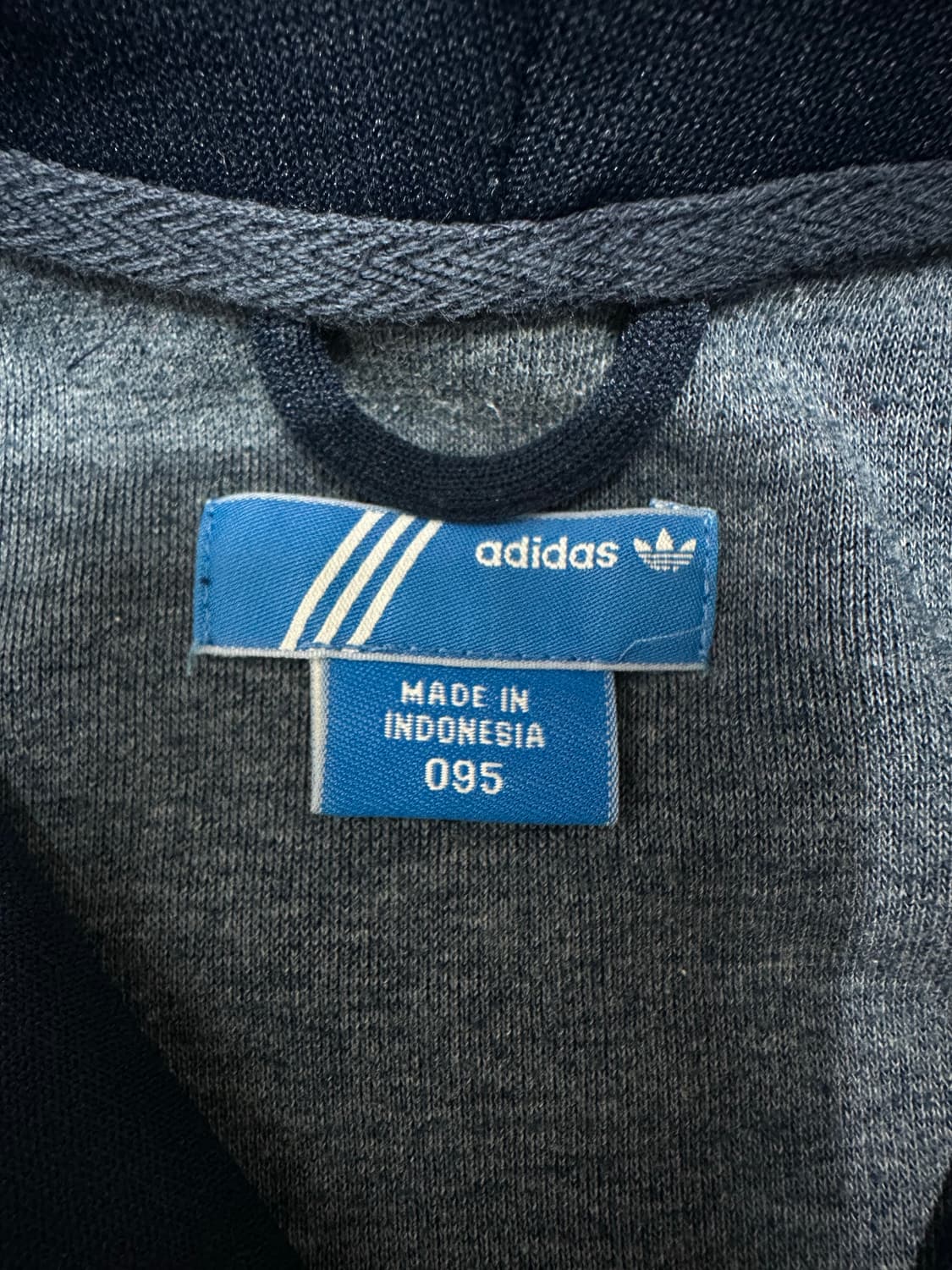 아디다스 네이비 트랙탑 후드 져지 상품이미지5