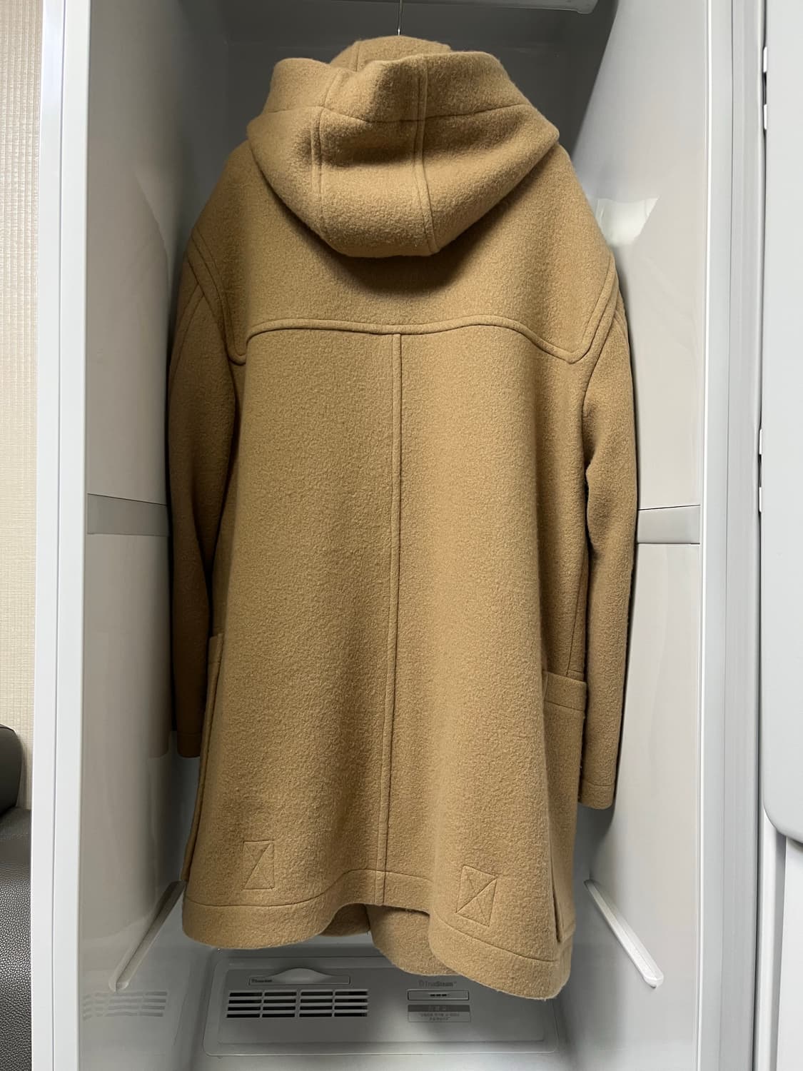 솔리드옴므 베이지 더플 코트 46사이즈 상품이미지2