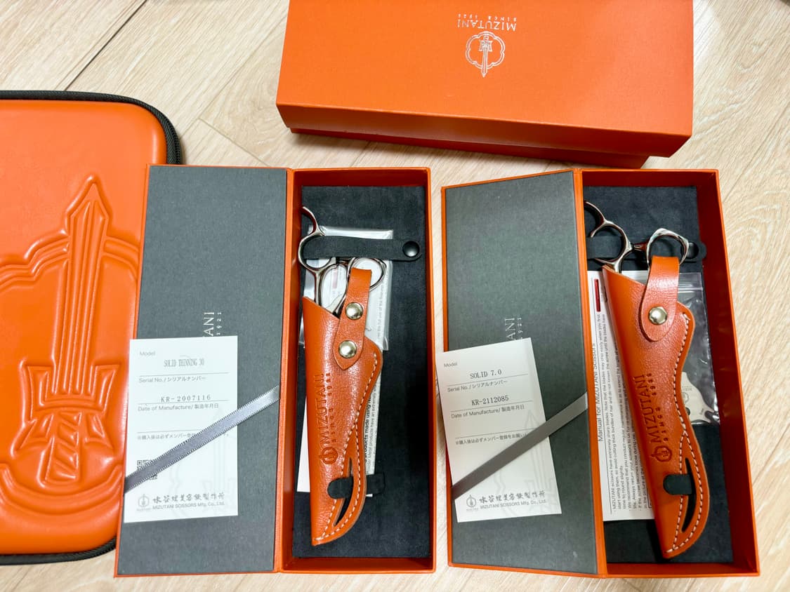 미쯔다니 솔리드 미용가위 7인치 장가위 미즈타니 상품이미지5