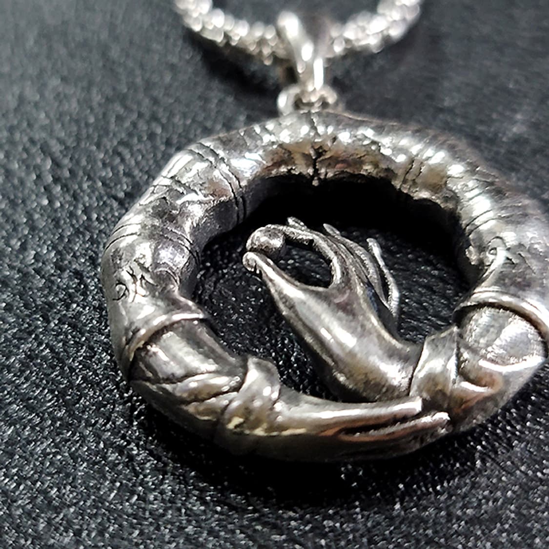 바르타 백동 펜던트 엔틱 선물 부처님 불교 남자 목걸이 상품이미지3