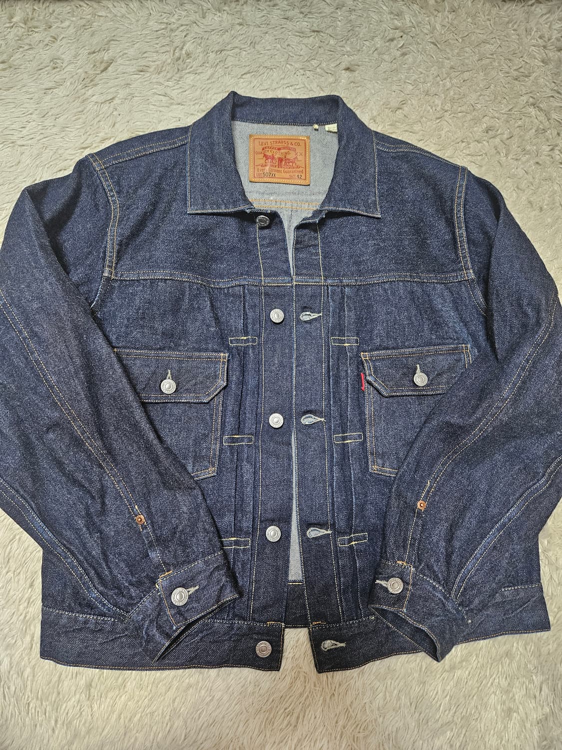 리바이스 lvc 507XX 타입2 42 데님 트러커 자켓 상품이미지1