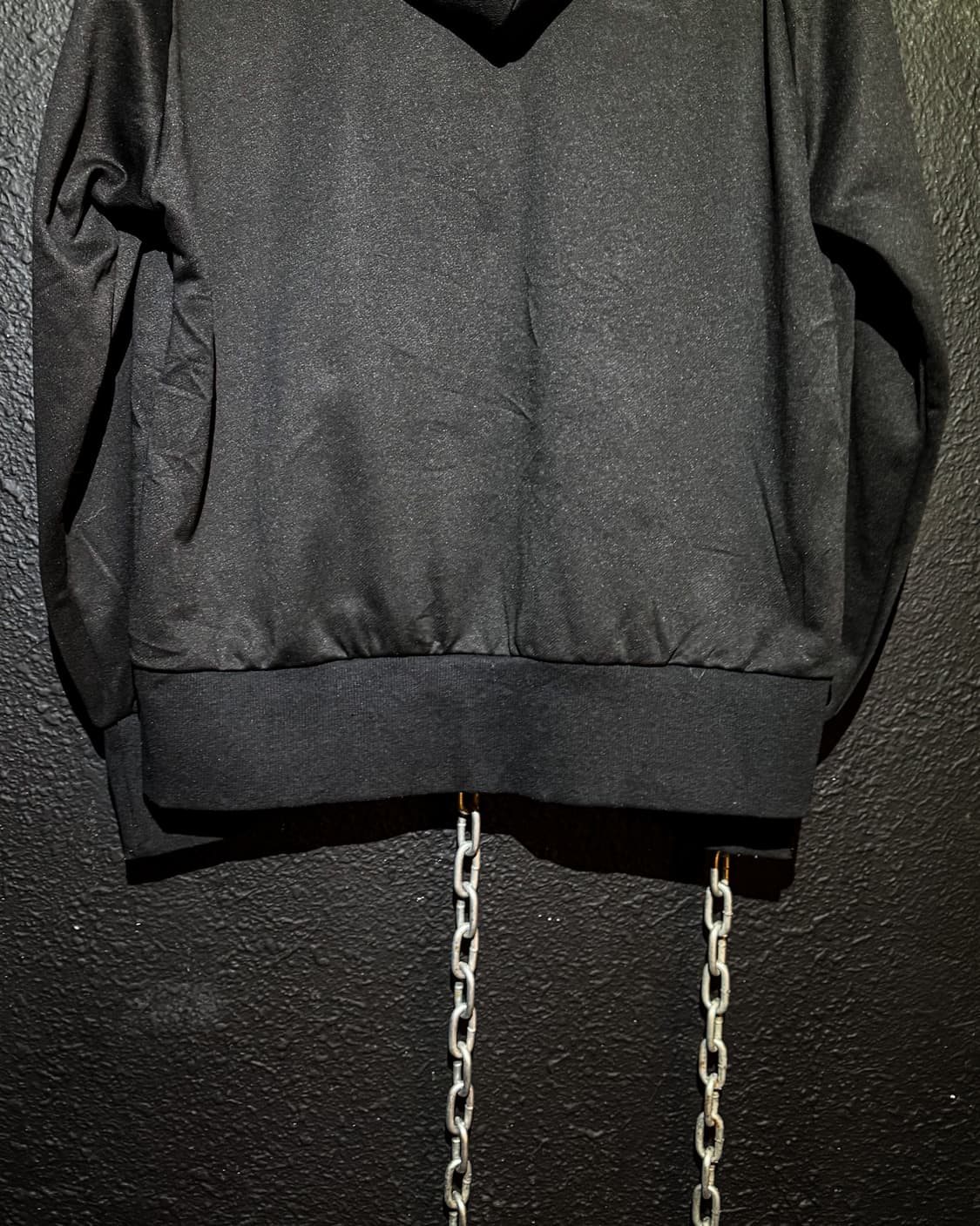 Gothic Lettering Print Hoodie 상품이미지6