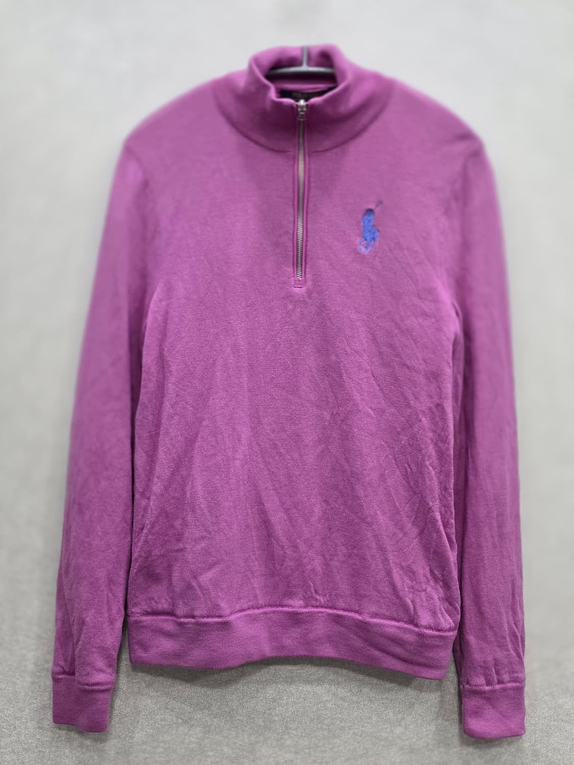 폴로랄프로렌 POLO GOLF 반집업  방풍 니트 울100 L라지 상품이미지2