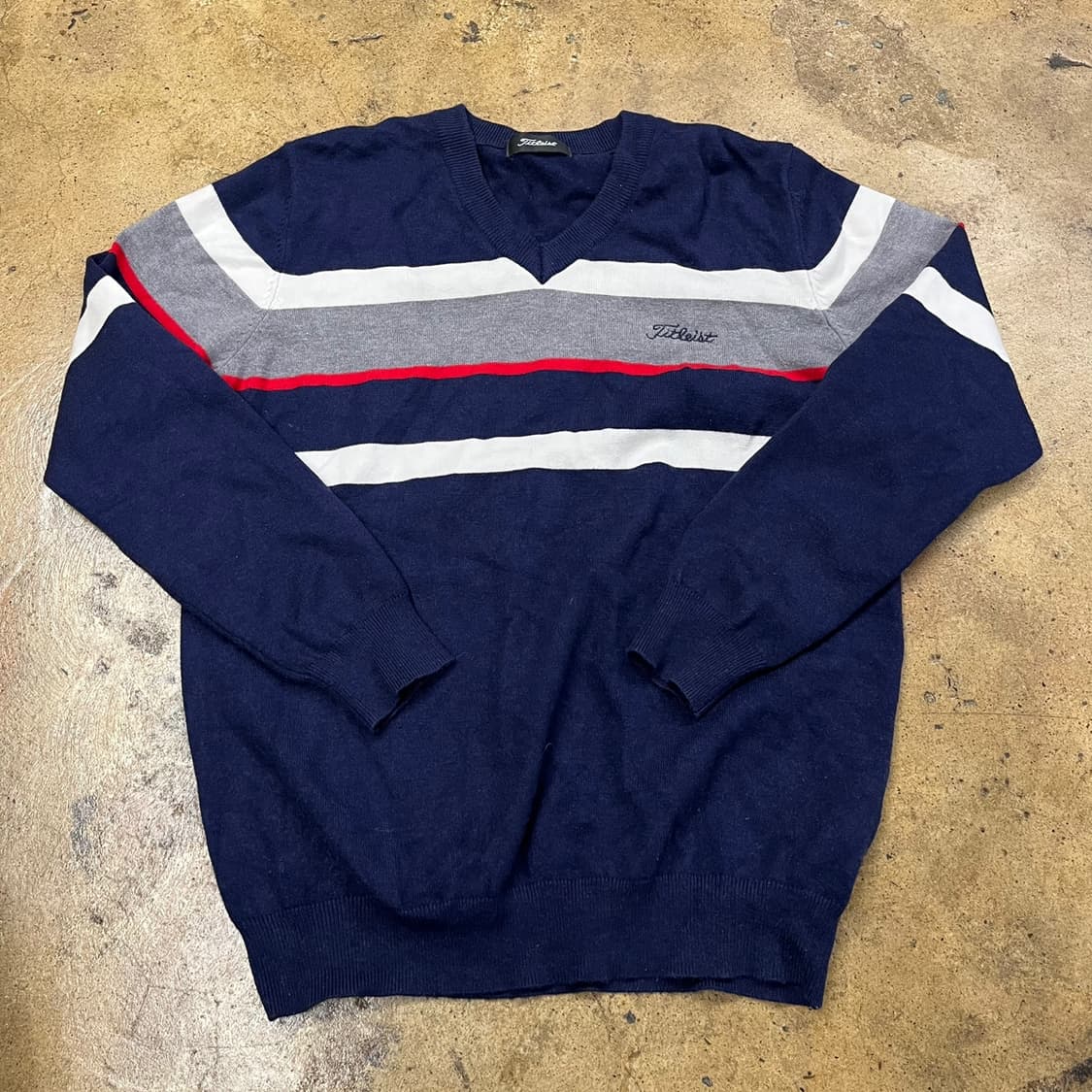 [정품/L] 타이틀리스트 V넥 니트 b17 상품이미지2