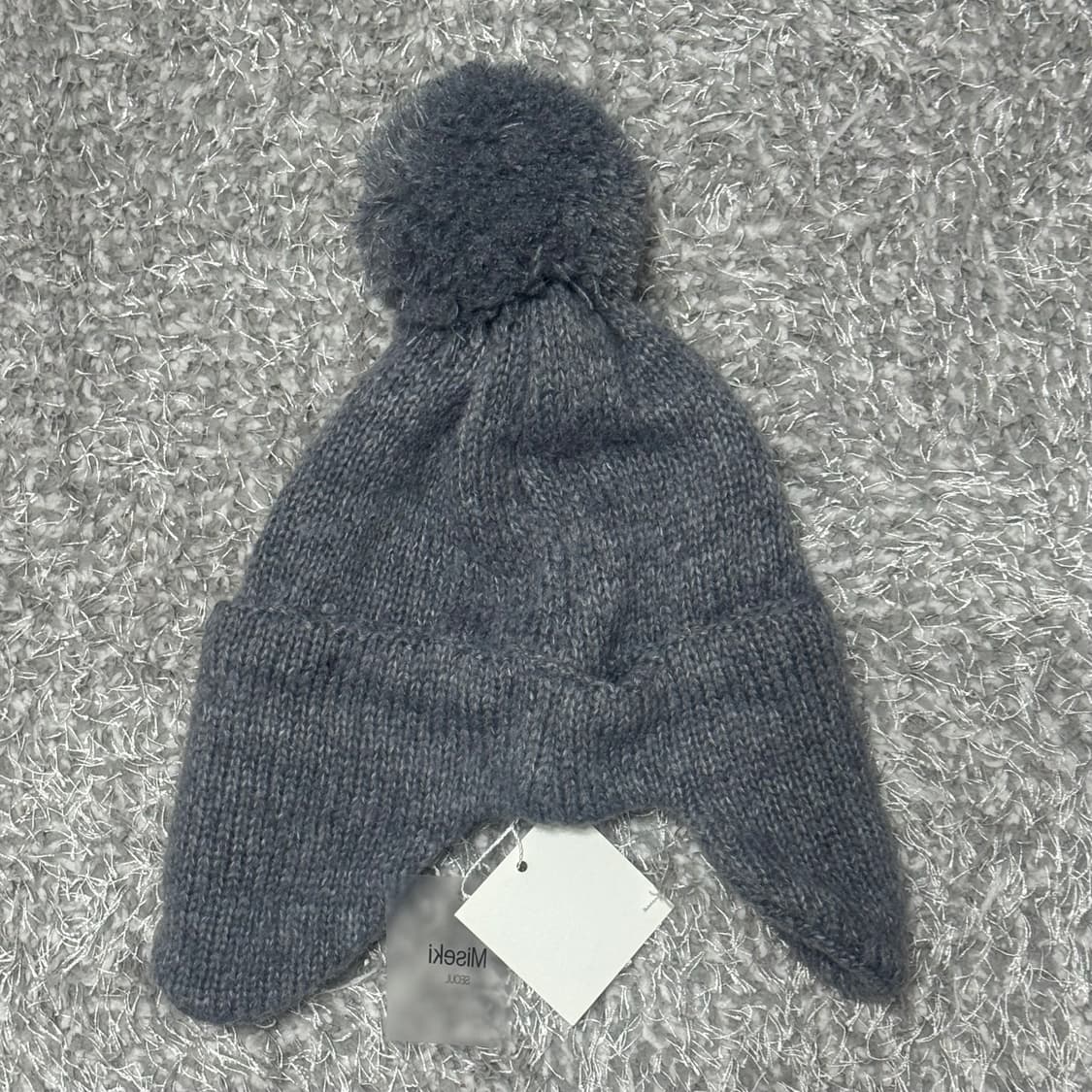 미세키서울 트루퍼헷 그레이 비니 상품이미지2