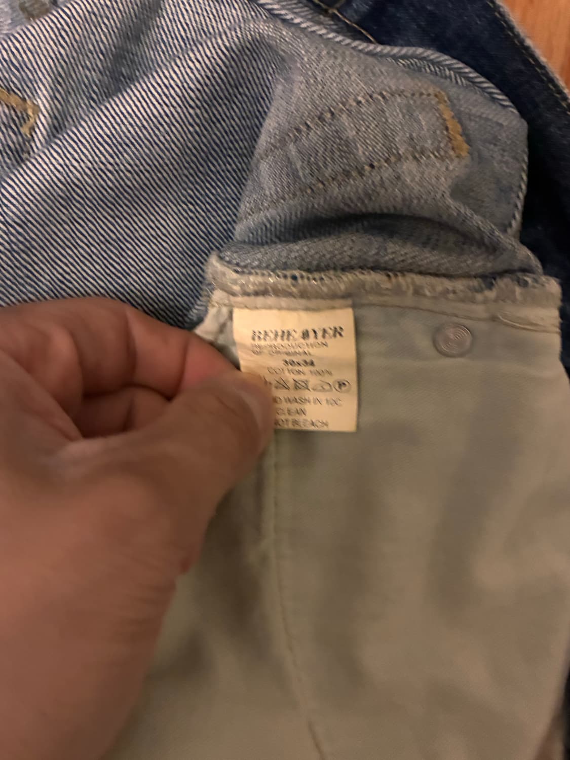 비헤비어 셀비지 데님 상품이미지3