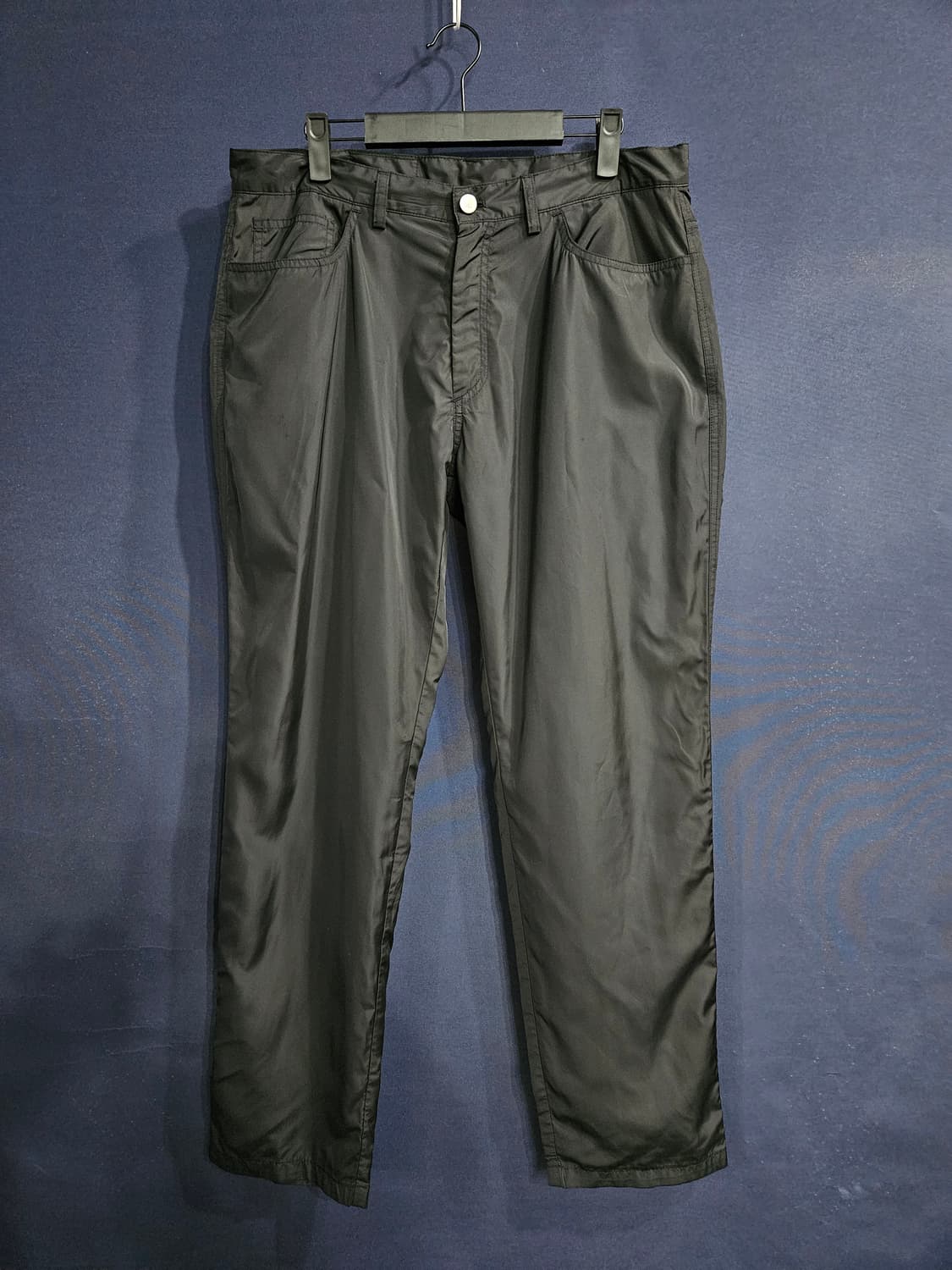 플라스틱 프로덕트 블랙 남성 허리 32~33 와이드팬츠  상품이미지1