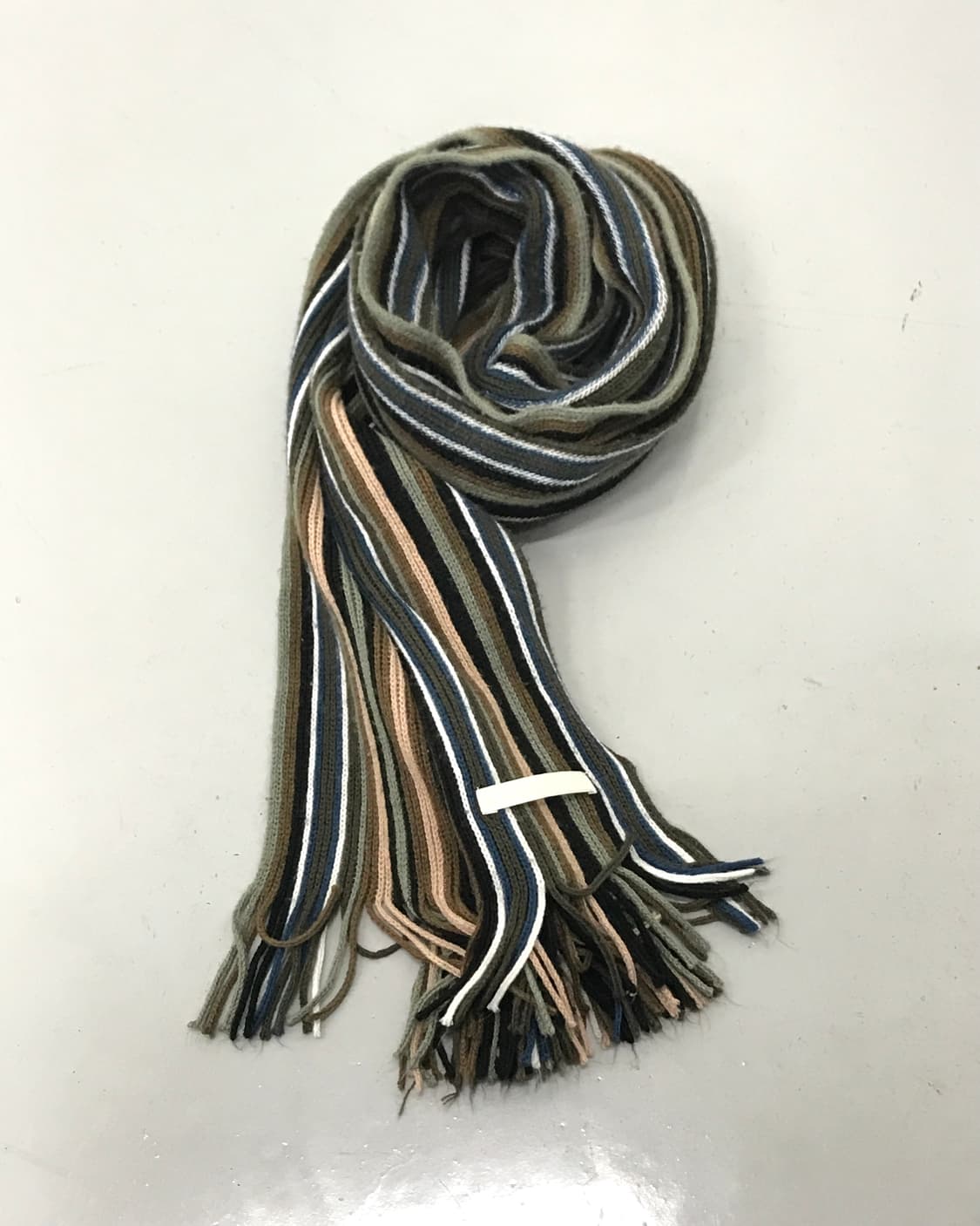 Multi-Stripe Acrylic Knit Scarf 상품이미지1