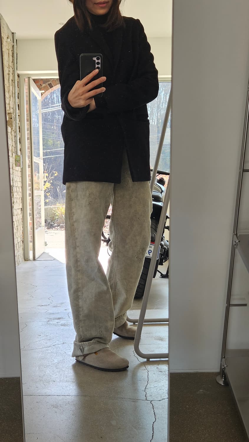 검정 모직 자켓 36 상품이미지1