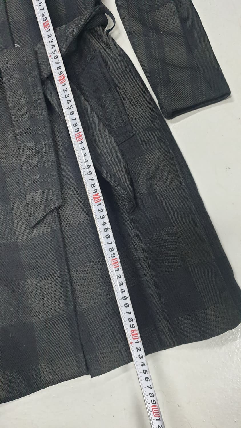 Maje 마쥬 체크 롱 코트 36사이즈 상품이미지5