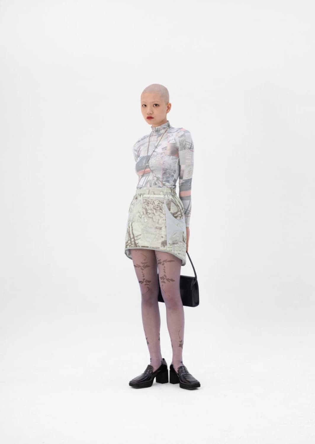 미스치프 패딩 스커트 s 상품이미지5