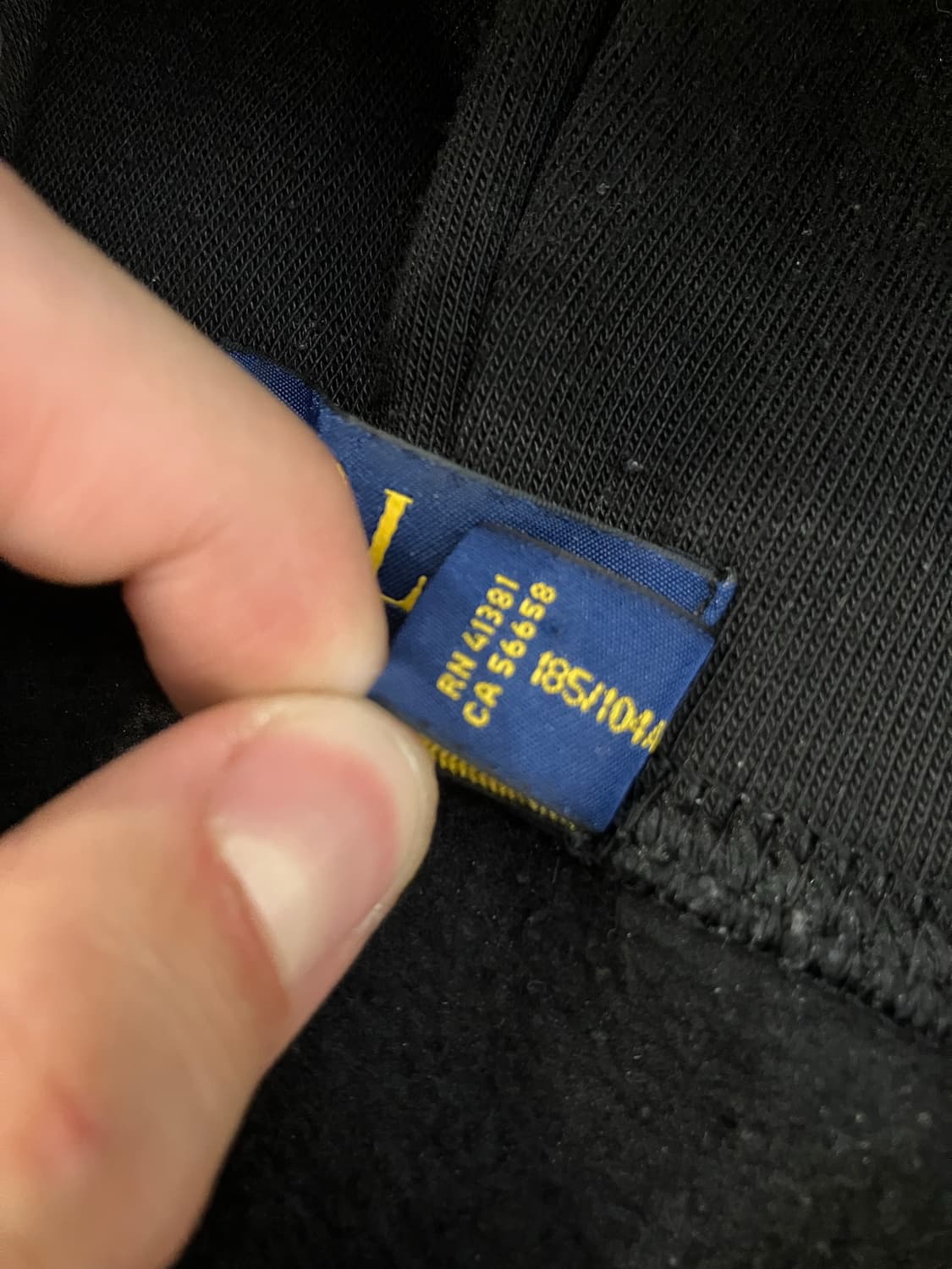 폴로 랄프로렌 성조기 치프키프 빅로고 후드티 블랙 상품이미지5