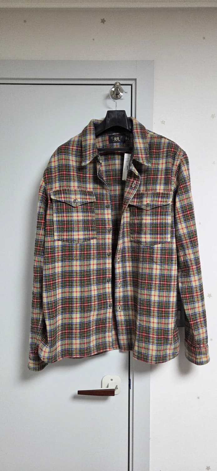rrl 울 블렌드 트윌 워크셔츠 xl 새제품 상품이미지1