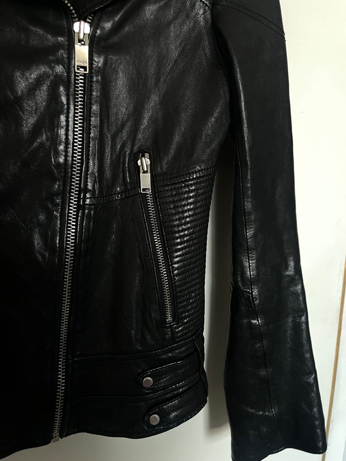 Maje 레더 자켓 상품이미지4