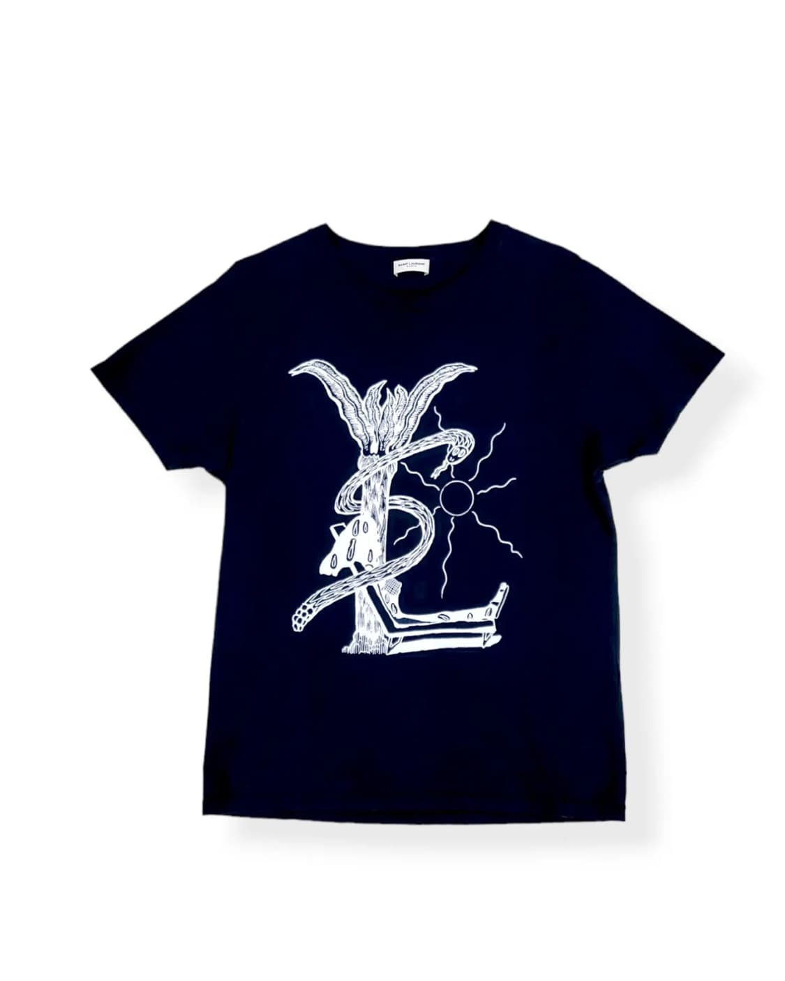 15SS 생로랑 YSL 로고 반팔 상품이미지1