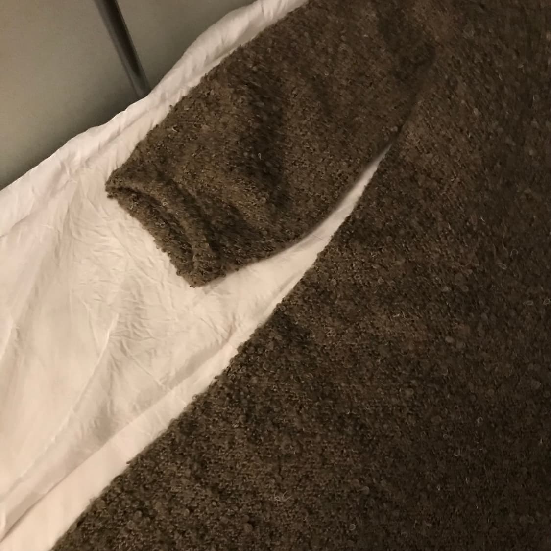 JPN Vintage 모리걸 라떼갸루 부클니트 원피스 상품이미지5